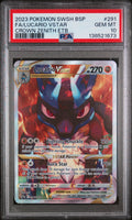 2023 Pokemon Swsh Black Star Promo Full Art / Lucario Vstar Crown Zenith Elite Trainer Box #291 PSA 10