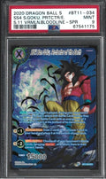 2020 Dragon Ball Super Card Game Series 11 Vermilion Bloodline Ss4 Son Goku, Protector of the Earth Special Rare #BT11-034 PSA 9