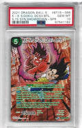 2021 Dragon Ball Super Card Game Series 15 Saiyan Showdown Kaio-Ken Son Goku, Decisive Battle Special Rare #BT15-066 PSA 10