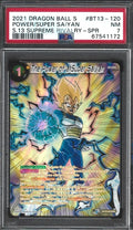2021 Dragon Ball Super Card Game Series 13 Supreme Rivalry The Power of a Super Saiyan Special Rare #BT13-120 PSA 7