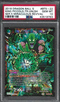 2018 Dragon Ball Super Card Game Series 5 Miraculous Revival King Piccolo, Terror Unleashed #BT5-022 PSA 10