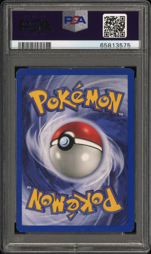 2000 Pokemon Gym Challenge Blaine's Arcanine Holo #1 PSA 7 back