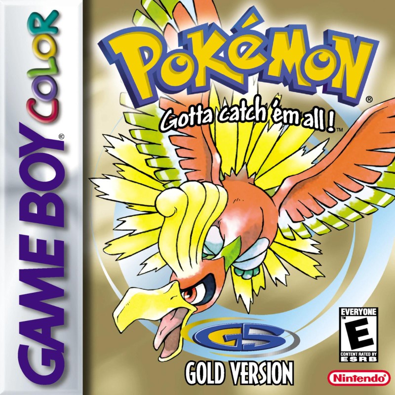 Pokémon Gold Nintendo GameBoy Color Loose Cosmetic Damage
