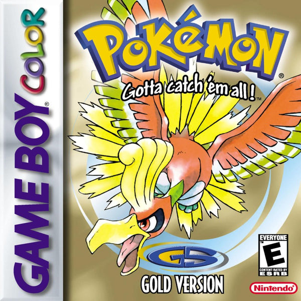 Pokémon Gold Nintendo GameBoy Color Loose Cosmetic Damage