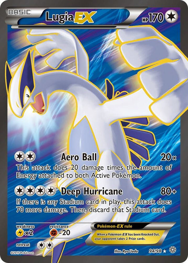XY - Ancient Origins Lugia EX 94 Full Art
