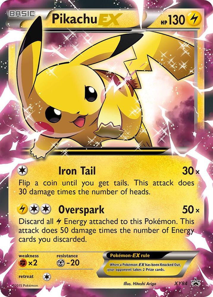XY Promos Pikachu EX XY84