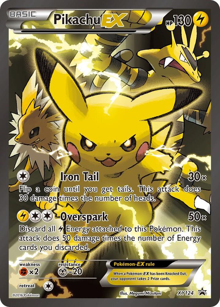 XY Promos Pikachu EX XY124