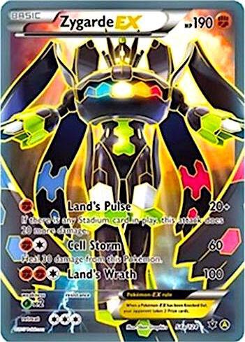 Alternate Art Promos Zygarde EX 54a 124