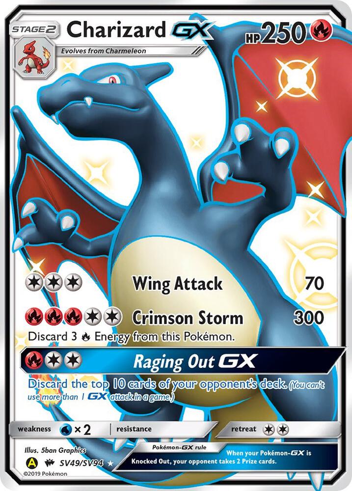 Hidden Fates: Shiny Vault Charizard GX