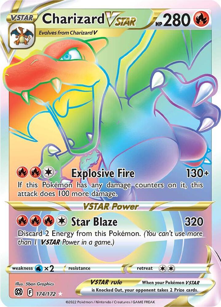 SWSH09: Brilliant Stars Charizard VSTAR Secret