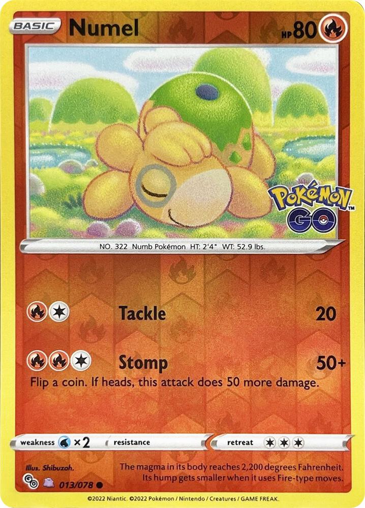 Pokemon GO Numel Peelable Ditto