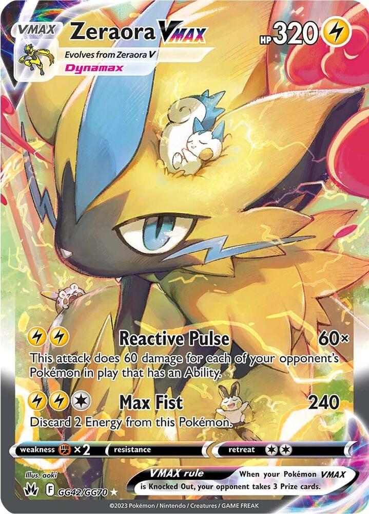 SWSH: Crown Zenith: Galarian Gallery Zeraora VMAX