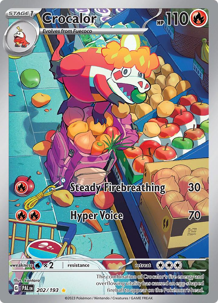 SV02: Paldea Evolved Crocalor 202 193