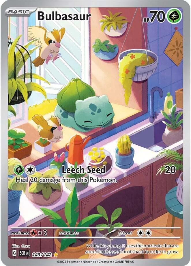SV07: Stellar Crown Bulbasaur