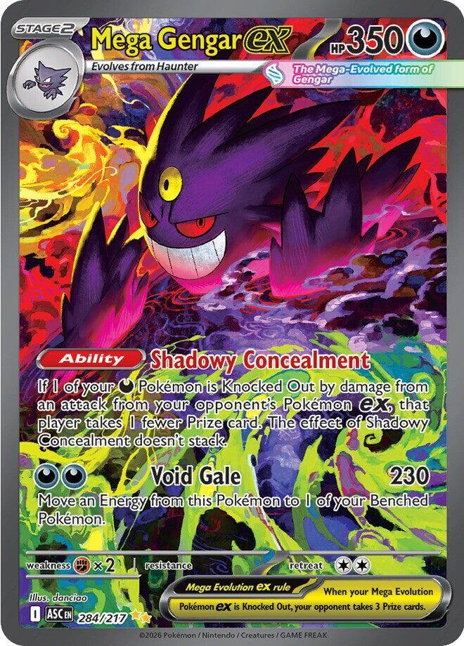 ME: Ascended Heroes Mega Gengar ex 284 217