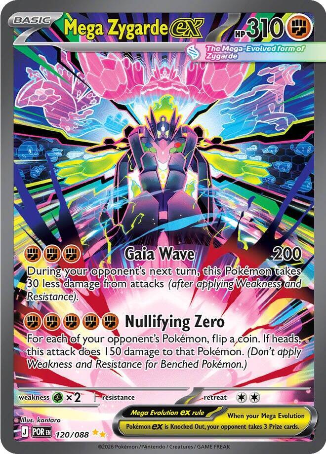 ME03: Perfect Order Mega Zygarde ex 120 088