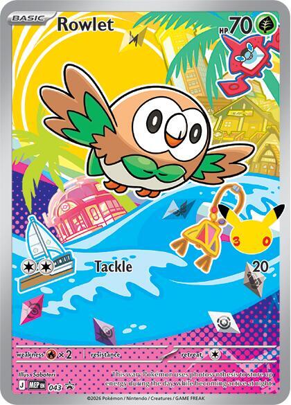 ME: Mega Evolution Promo Rowlet 043