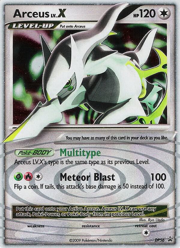 Diamond and Pearl Promos Arceus LVX DP56