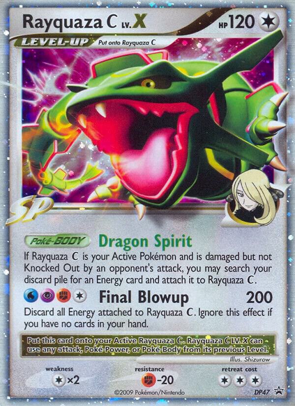 Diamond and Pearl Promos Rayquaza C LVX DP47