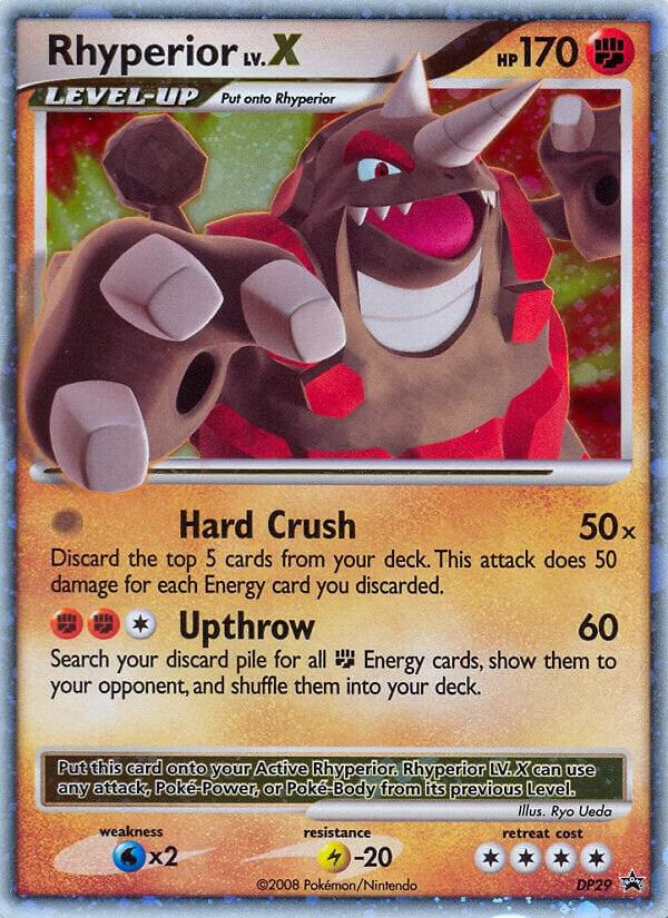 Diamond and Pearl Promos Rhyperior LVX DP29
