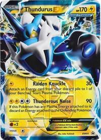 Black and White Promos Thundurus EX Team Plasma BW81