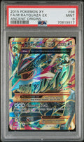 2015 Pokemon Xy Ancient Origins Full Art / M Rayquaza Ex #98 PSA 9
