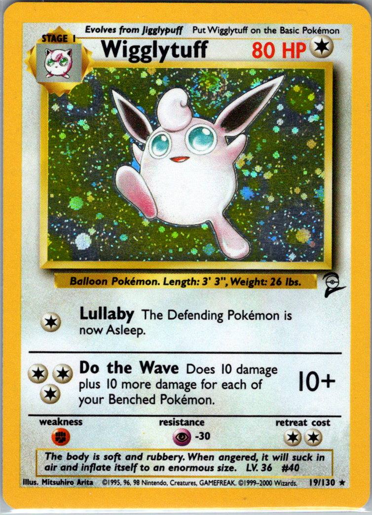 Wigglytuff H 019/130 Base Set 2 LP