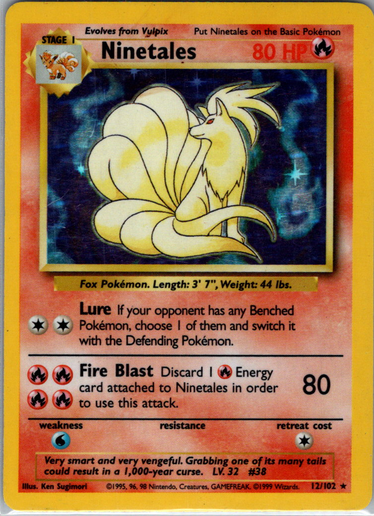 Ninetales H 012/102 Base Set MP