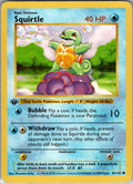 Squirtle 1st Ed 063/102 Base Set (Shadowless) MP
