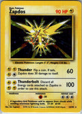 Zapdos H 016/102 Base Set MP