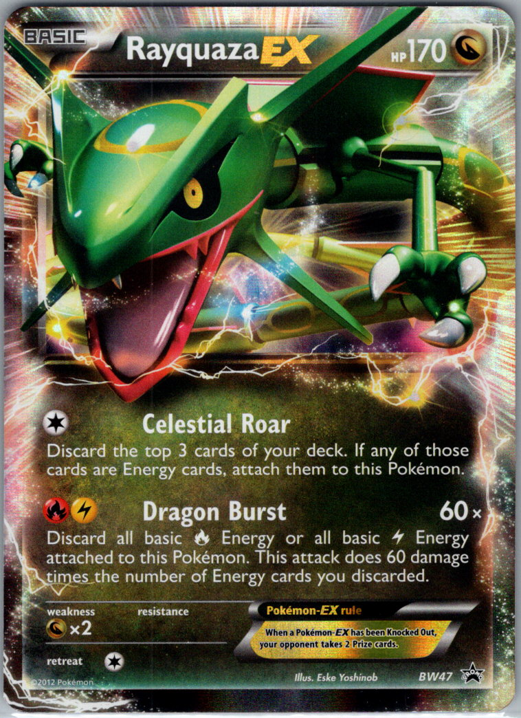 Rayquaza EX BW47 H BW47 Black and White Promos LP