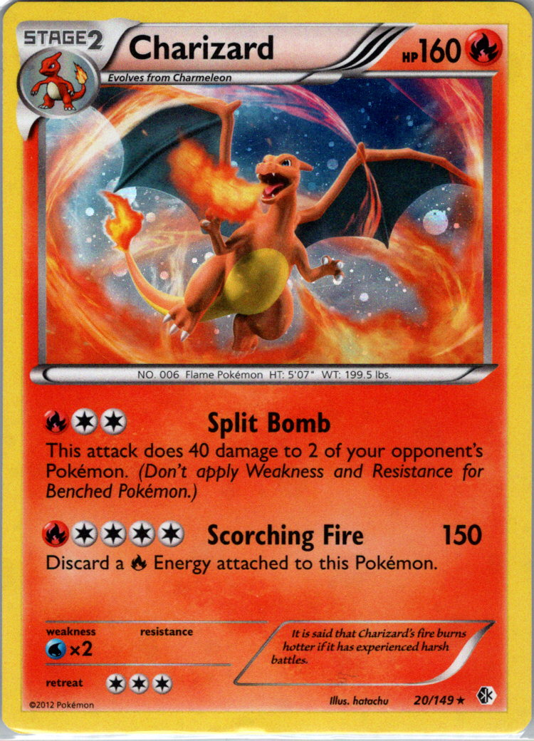 Charizard 20 149 Cosmos Holo H 020/149 Blister Exclusives LP