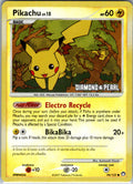 Pikachu 94 123 Diamond and Pearl RH 094/123 Burger King Promos MP