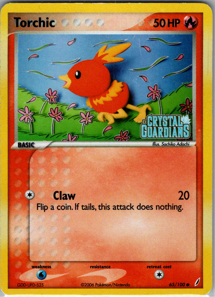 Torchic 065 100 RH 65/100 Crystal Guardians MP
