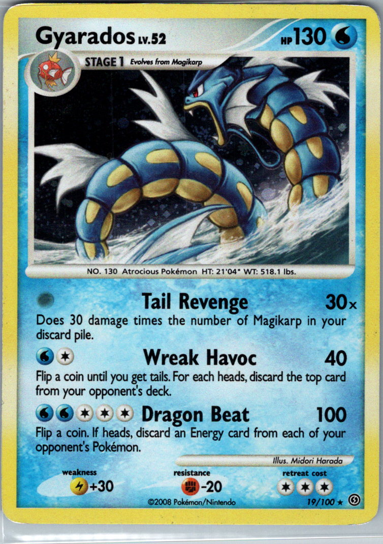 Gyarados 19 100 DP Stormfront H 019/100 Deck Exclusives MP