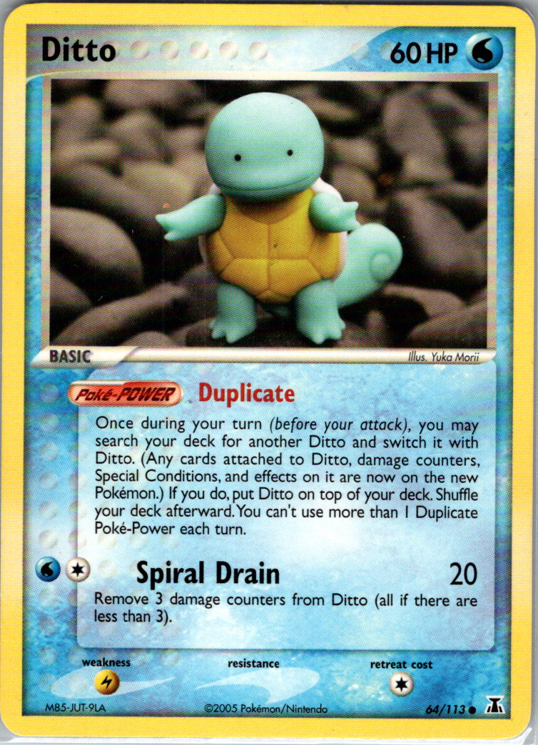 Ditto 64 113 Squirtle 064/113 Delta Species LP