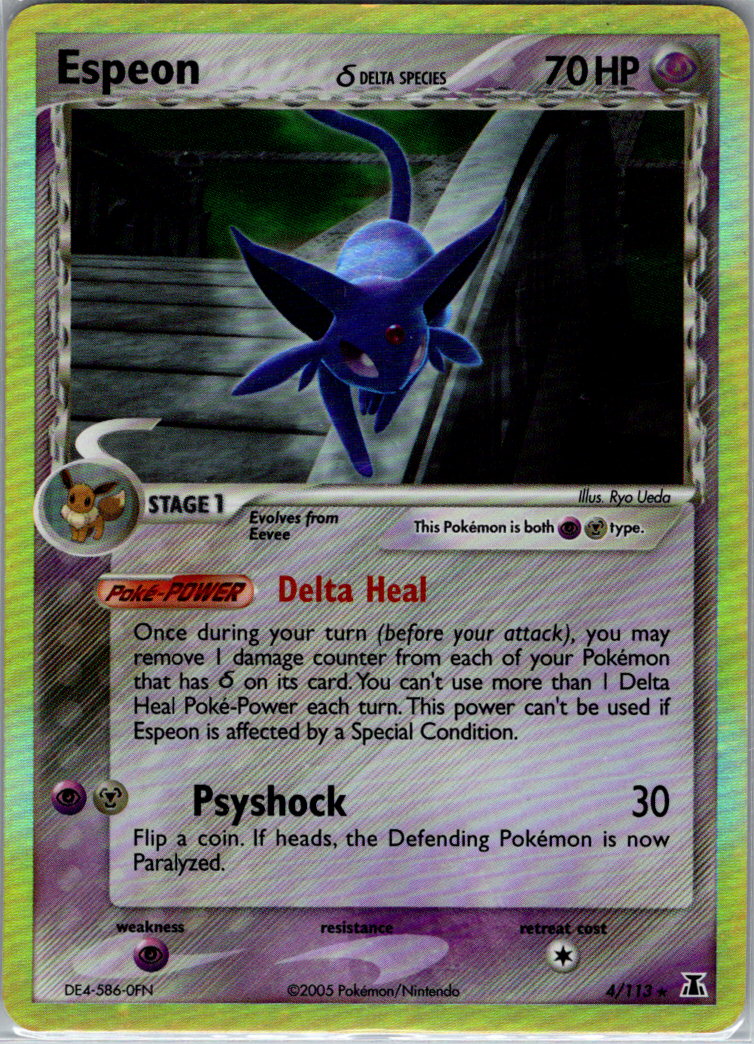 Espeon Delta Species H 4/113 Delta Species DMG