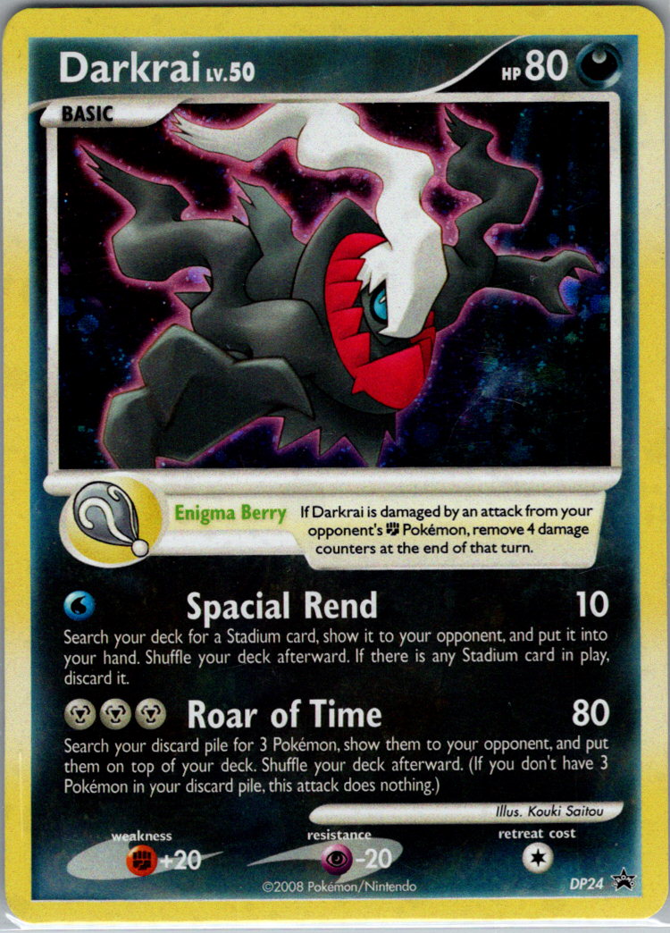 Darkrai DP24 H DP24 Diamond and Pearl Promos LP