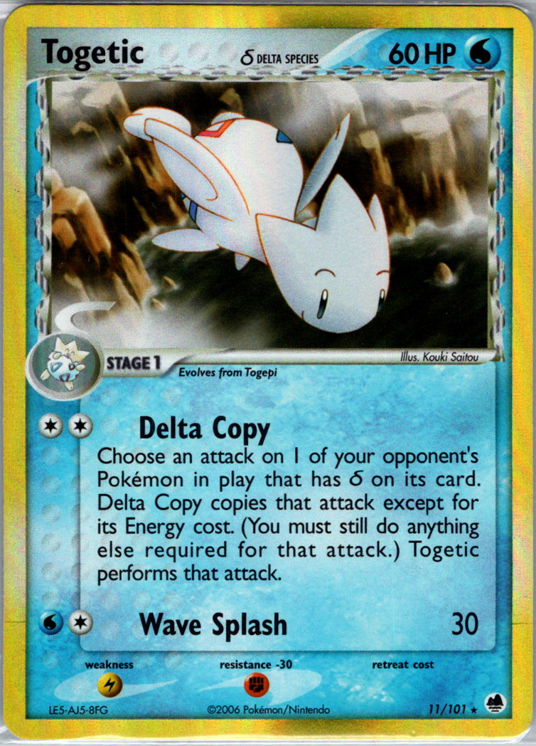 Togetic Delta Species H 11/101 Dragon Frontiers LP