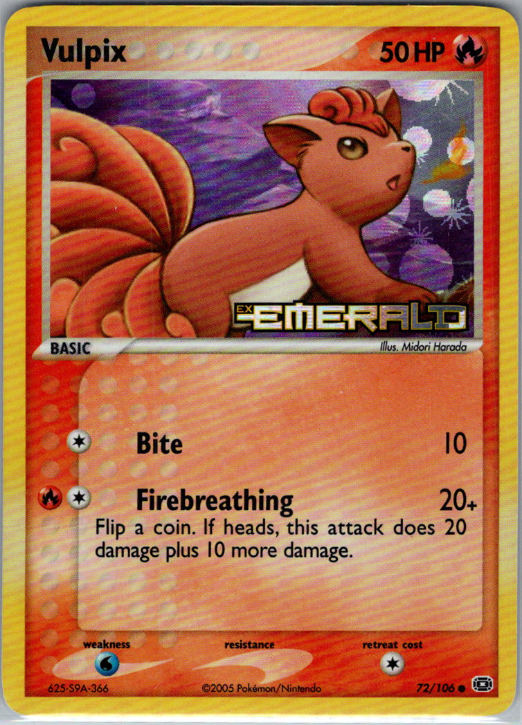 Vulpix RH 72/106 Emerald LP