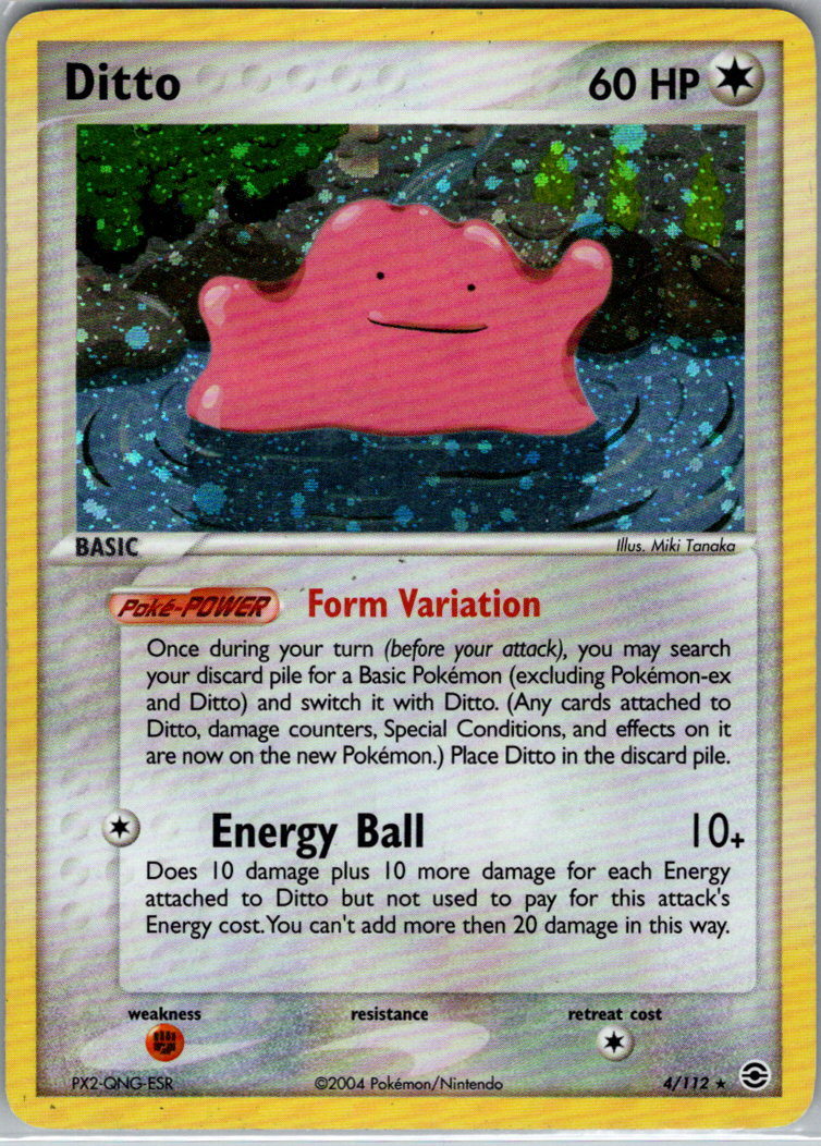 Ditto H 4/112 FireRed & LeafGreen MP