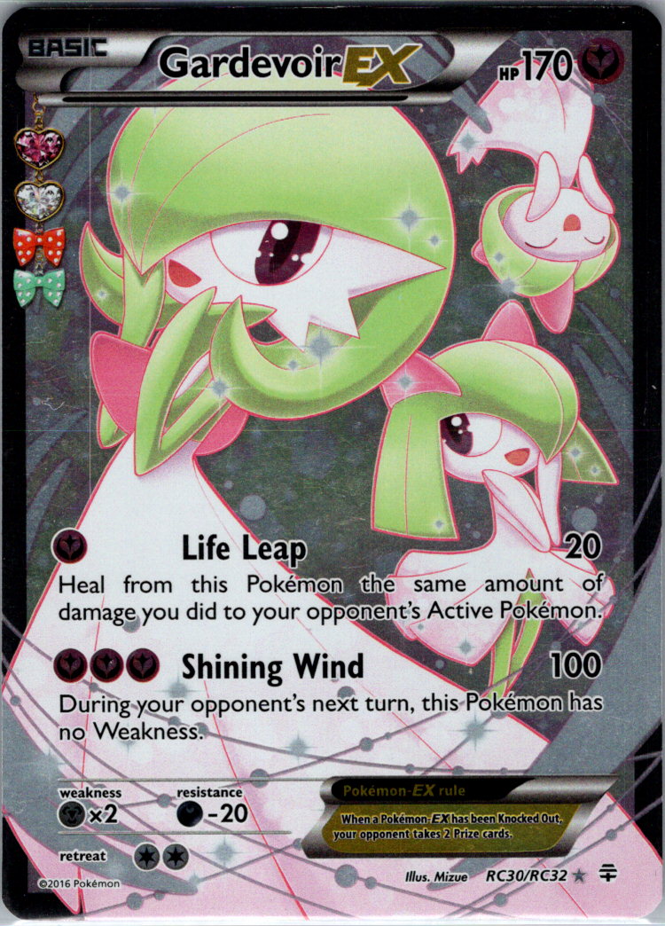 Gardevoir EX Full Art H RC30/RC32 Generations: Radiant Collection LP