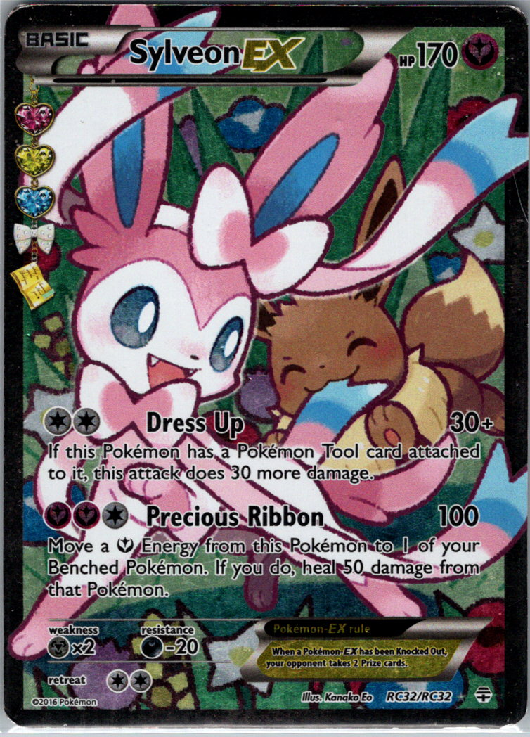 Sylveon EX Full Art H RC32/RC32 Generations: Radiant Collection HP