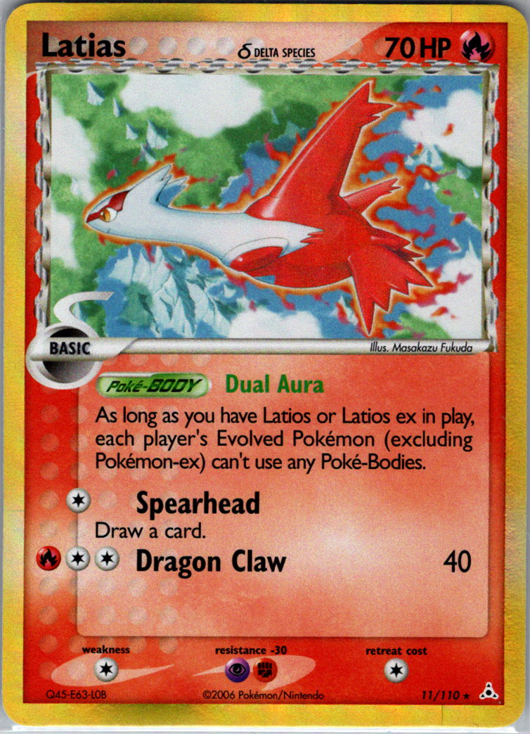 Latias 011 110 Delta Species H 11/110 Holon Phantoms LP