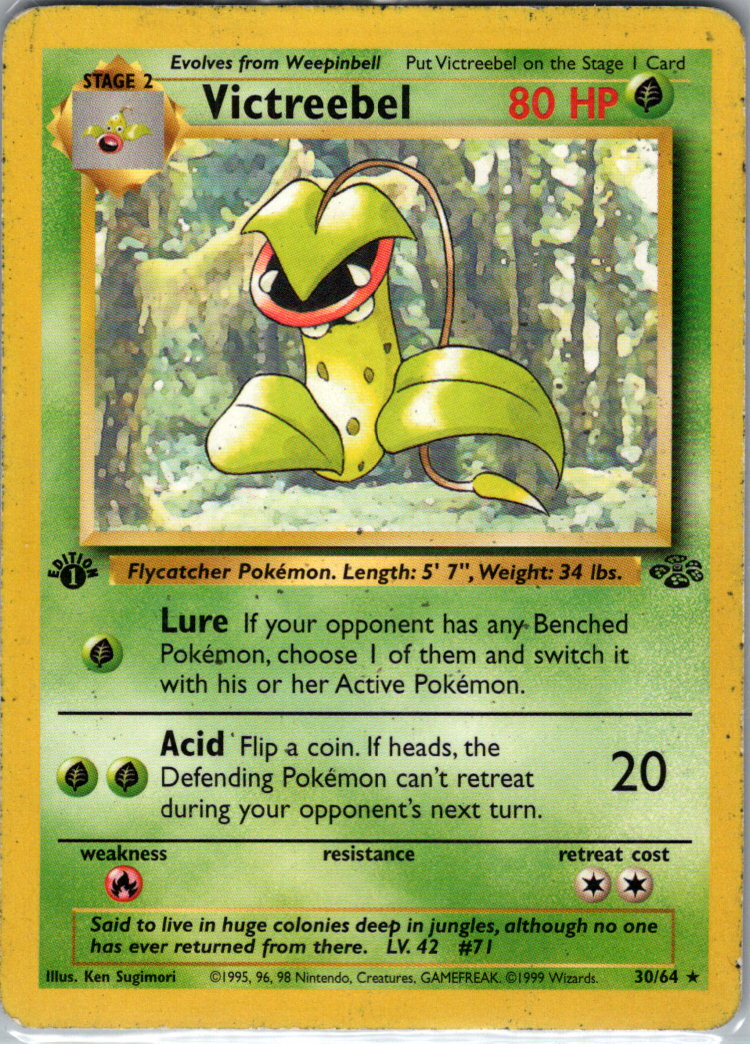 Victreebel 30 1st Ed 30/64 Jungle MP