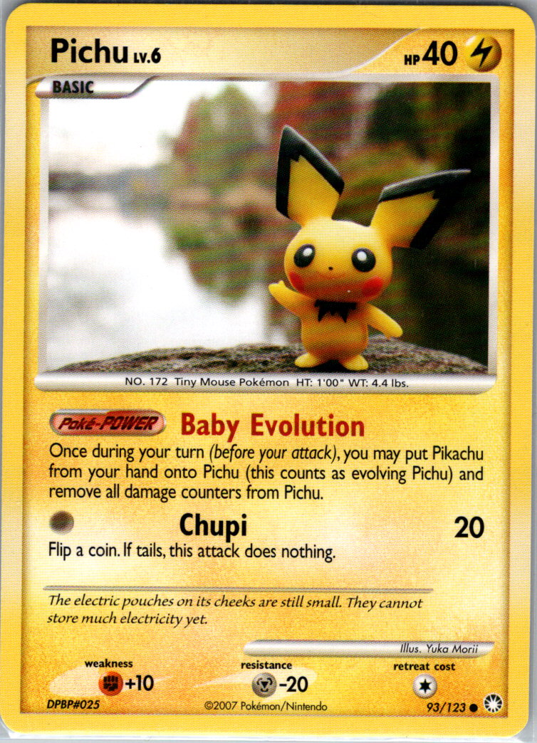 Pichu 93/123 Mysterious Treasures LP