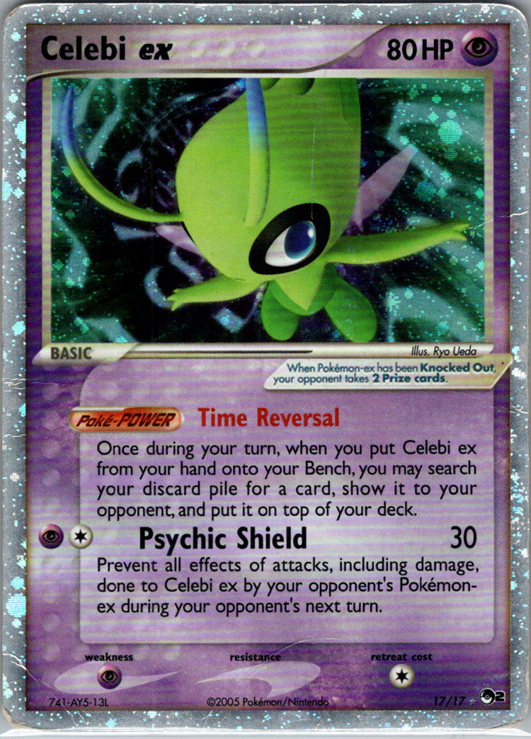Celebi ex Holo H 017/017 POP Series 2 DMG