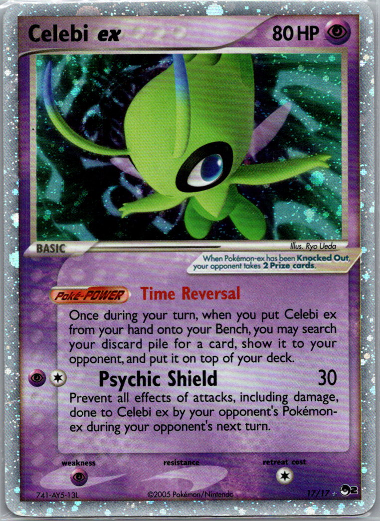 Celebi ex Holo H 017/017 POP Series 2 MP