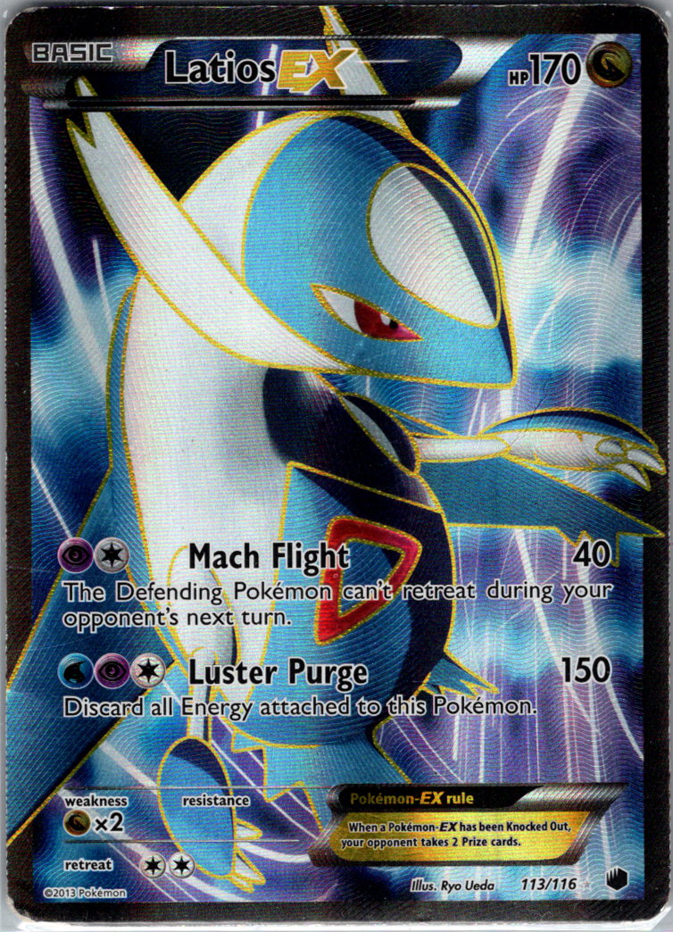 Latios EX 113 Full Art H 113/116 Plasma Freeze HP