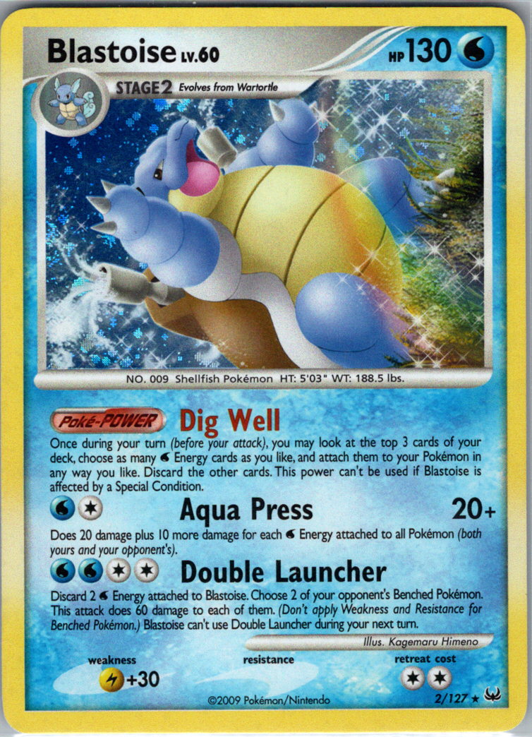 Blastoise H 2/127 Platinum LP